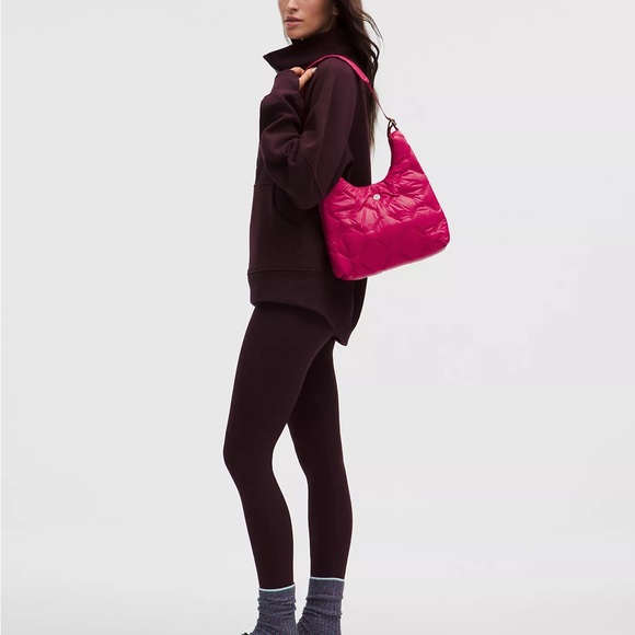 lululemon athletica Vibrant Pink Quilted Shoulder Bag - Picture 6 of 12